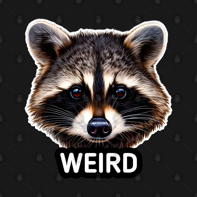 Weird - Trash Panda Raccoon by MaystarUniverse