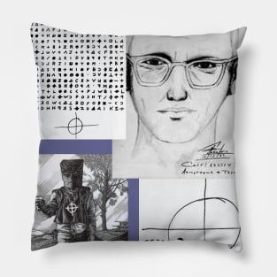 Zodiac -Art Decca -13-0 Classic Sketches 'Collage' Pillow