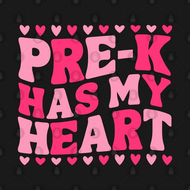 Cute Pre-k Has My Heart Funny Pre-k teacher Education Preschool heart by weirdboy