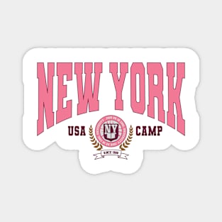 New York USA Camp Magnet