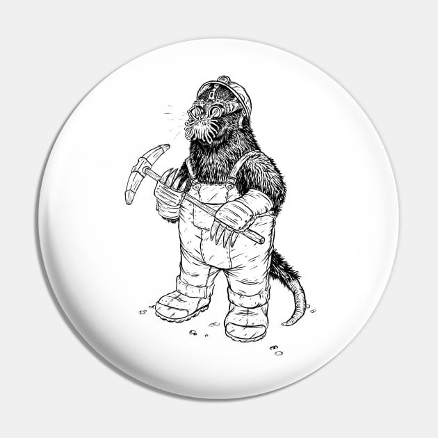 The Miner Pin by AJIllustrates