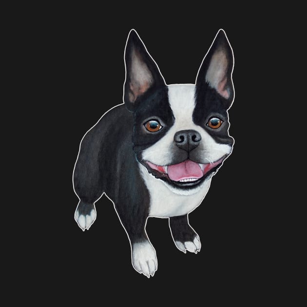 Boston Terrier by PaperTigress