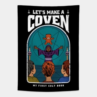 Lets Make A Coven Funny Vintage Tapestry