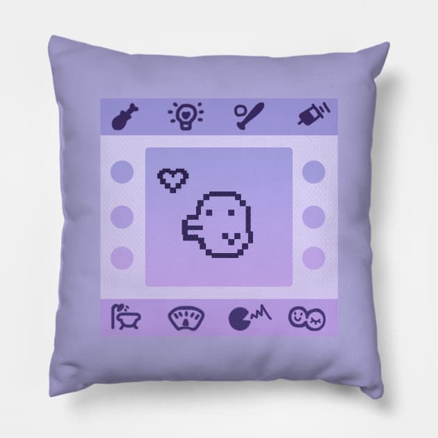 Tamagotchi Pillow by leoleon