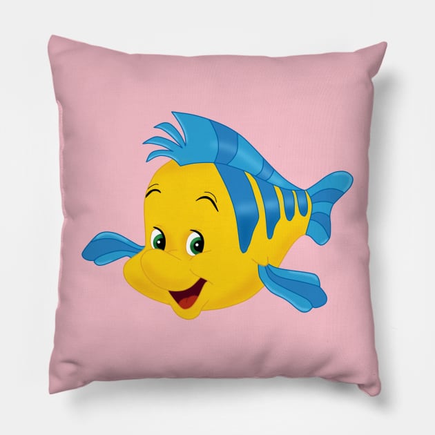 Flounder Pillow by Megan Olivia