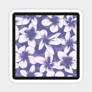 Ultra Violet  Frangipani Magnet