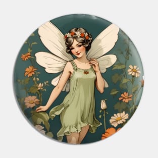 Cute 1920s Fairy Pin