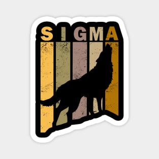 Sigma Wolf Magnet