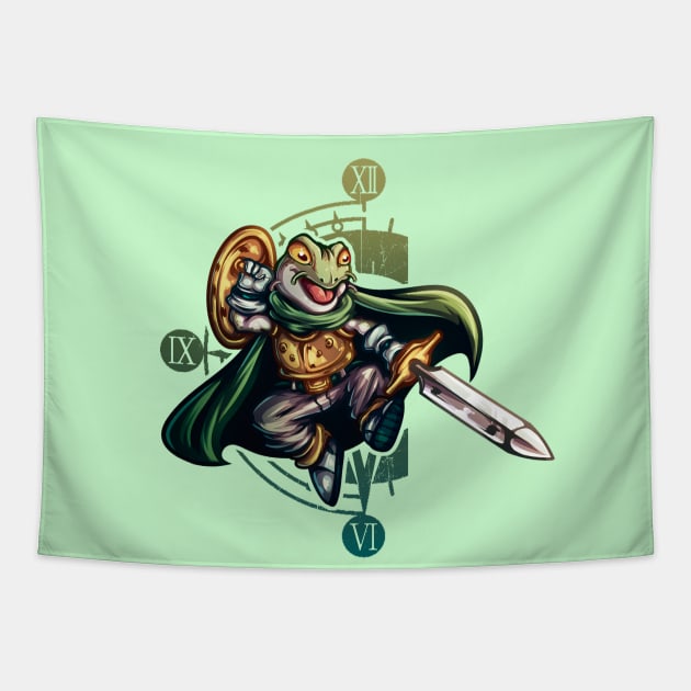 Frog - Chrono Trigger Tapestry by Verethor