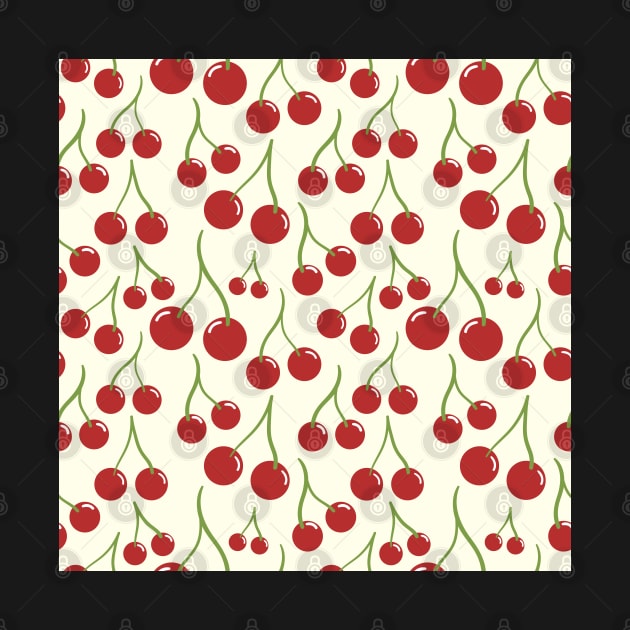 Cherry seamless pattern by AnaMOMarques