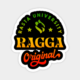 Rasta University Ragga Original Rasta Colors Reggae Magnet