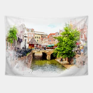 UTRECHT Netherlands Amazing and Remarkable City in Europe Tapestry