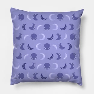 Moon Candies (Very Peri) Pillow