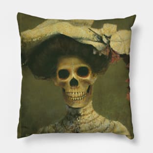 The Late Miss Victorian Gothic Pillow