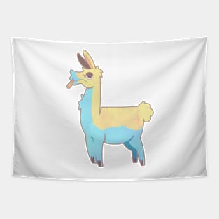 Cute Vector Llama Tapestry