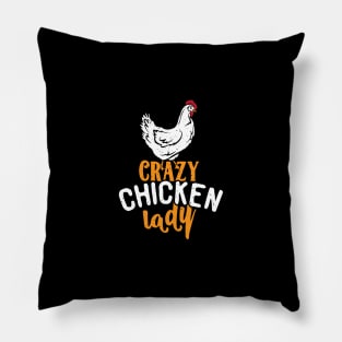 Cute Country Chicken, Farmer Gift, Crazy Chicken Lady product Pillow