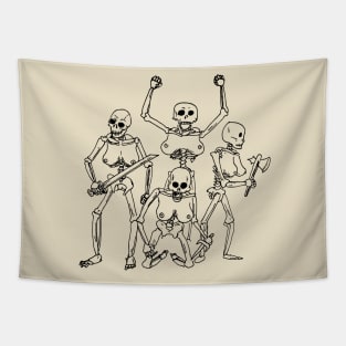 Skeleton Warriors With Big Titties Tapestry