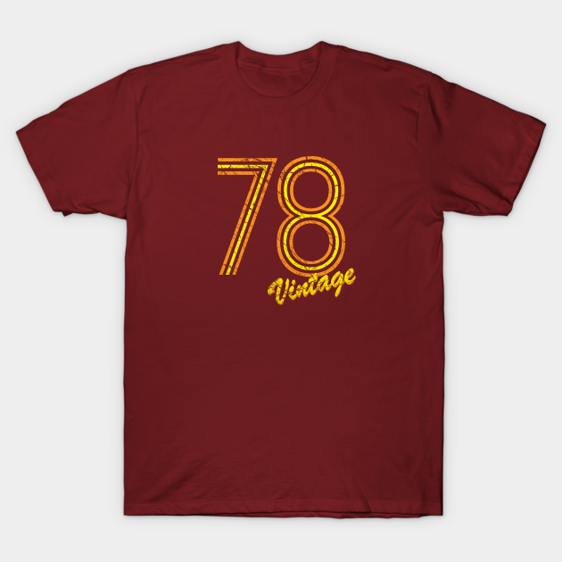 Discover 78 Vintage - Birthday - T-Shirt