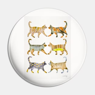 Yellow Cat Collection Pin