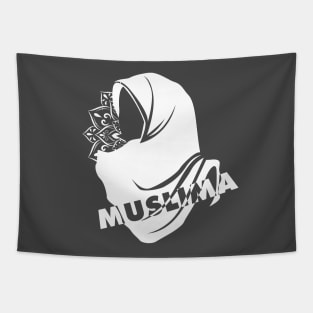 Classy Muslima light design Tapestry