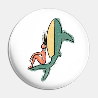 Shark Surfboard Pin