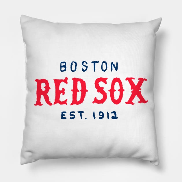 Boston Red Soooox Pillow by Very Simple Graph