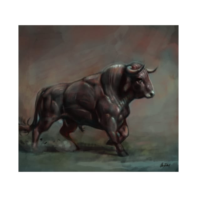 Bull by Artofokan