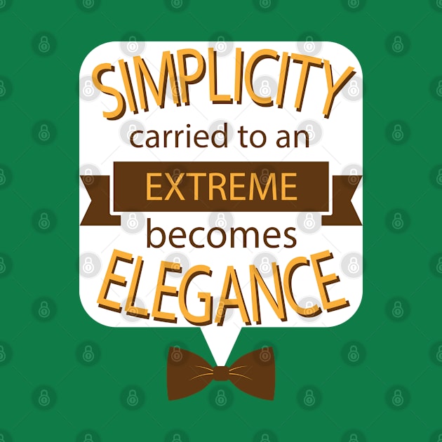 Simplicity Quote by Mako Design 