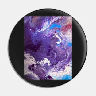 Purple ocean Pin