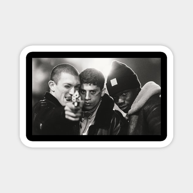 La haine t-shirt Magnet by horslaloi