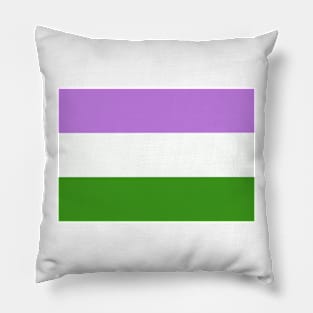 Genderqueer Pride Flag Pillow