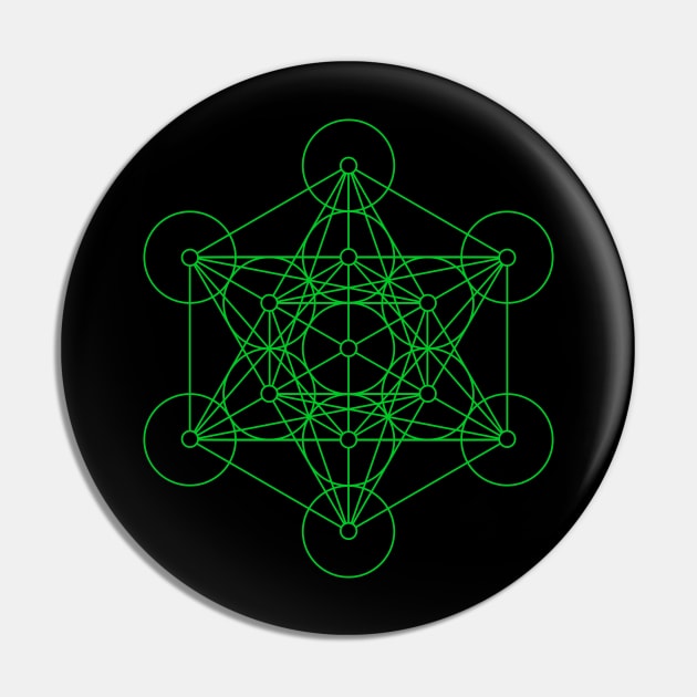 Metatrons Cube Pin by trev4000