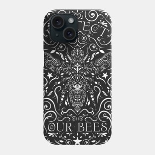 protect our bees Phone Case