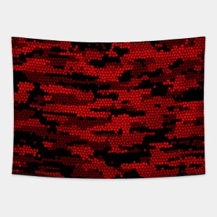 Camo Pattern - Red Tapestry