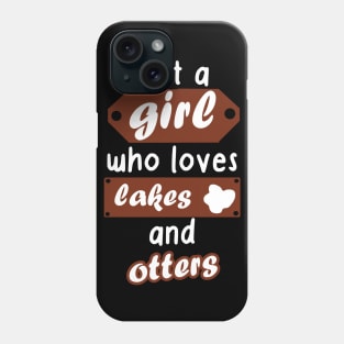 Otter girls women pond giant otters children animal Phone Case