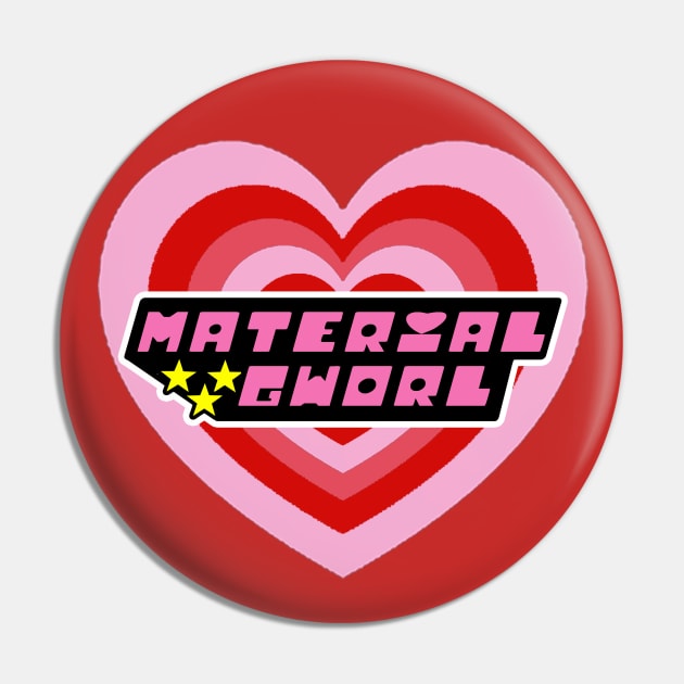 Material Gworl Pin by S3_Illustration