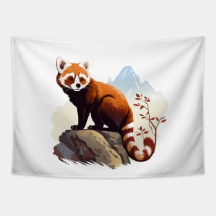 Red Panda In Nature Tapestry