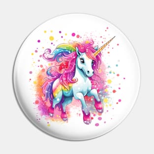 Neon Unicorn Pin