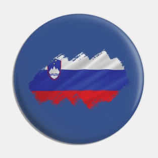 Flag of Slovenia Pin