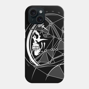 Skull Astronaut geometric Phone Case