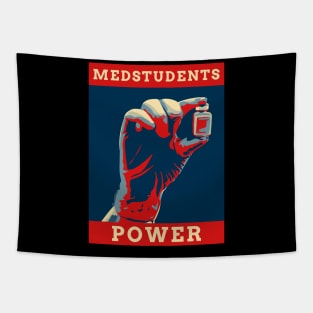 Medstudents Power - Medical Student In Medschool Funny Gift For Nurse & Doctor Medicine Tapestry