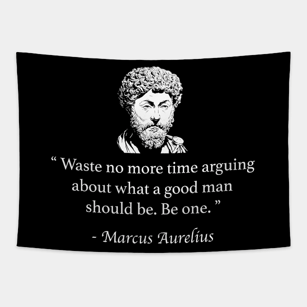 Marcus Aurelius Quote Tapestry by StudiousStoic