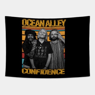 Retro ocean alley Tapestry