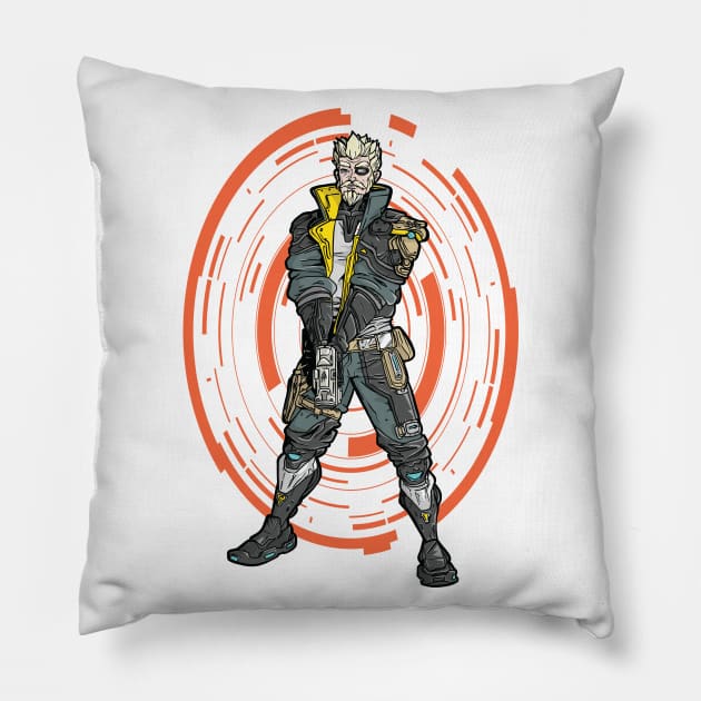 Zane The Operative Borderlands 3 Pillow by ProjectX23Red