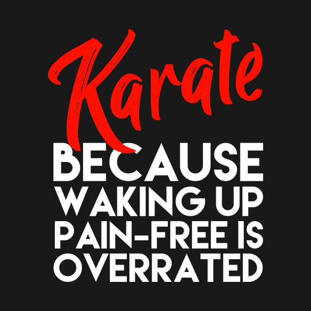 Karate - Because waking up pain-free is overrated by agapimou