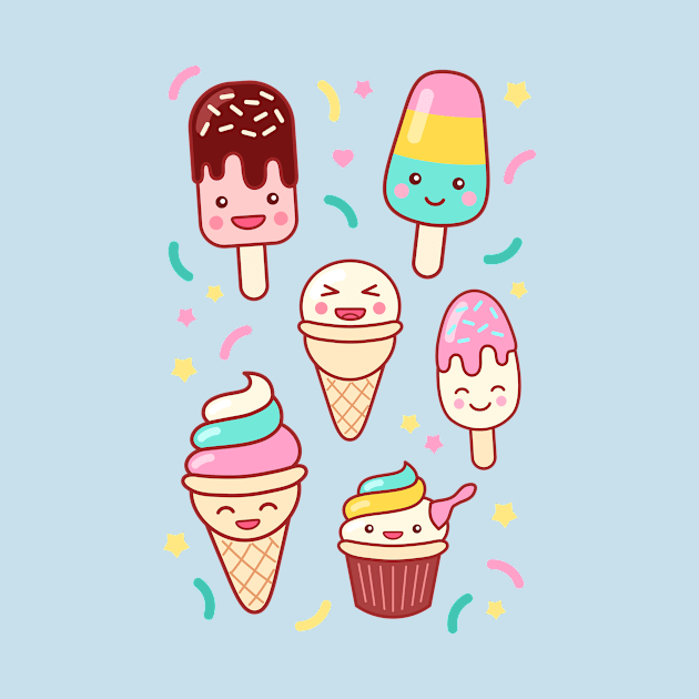 Ice Cream Emoji Mashup #1 by lightsonfire