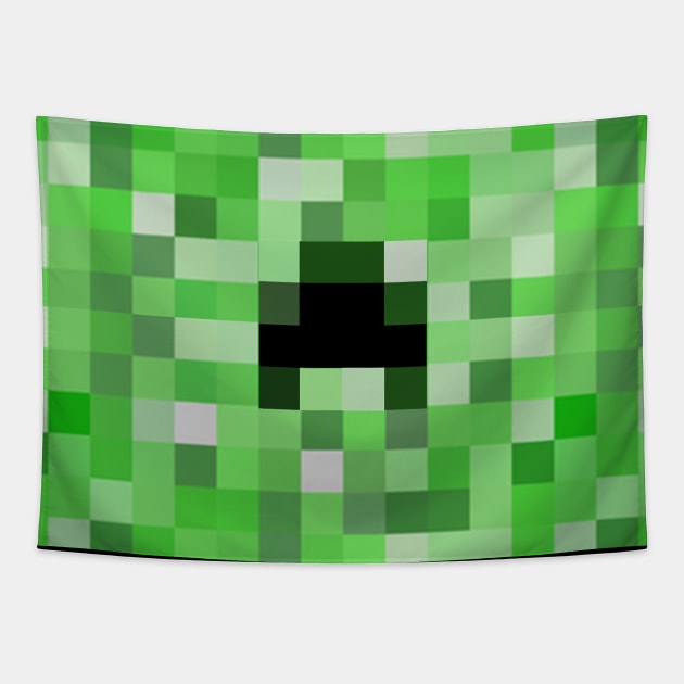 Creeper Mouth Tapestry by FunnyStylesShop