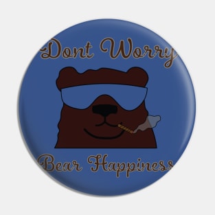 Don't Worry Be(ar) Happiness Pin