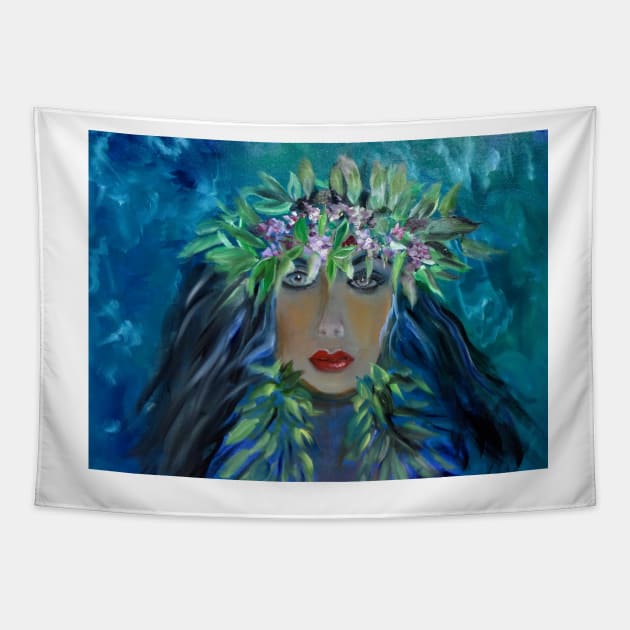 Hawaiian Monarch Hula Tapestry by jennyleeandjim