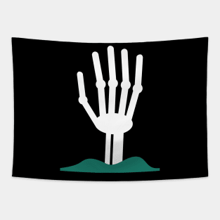 Skeleton's Hand Tapestry